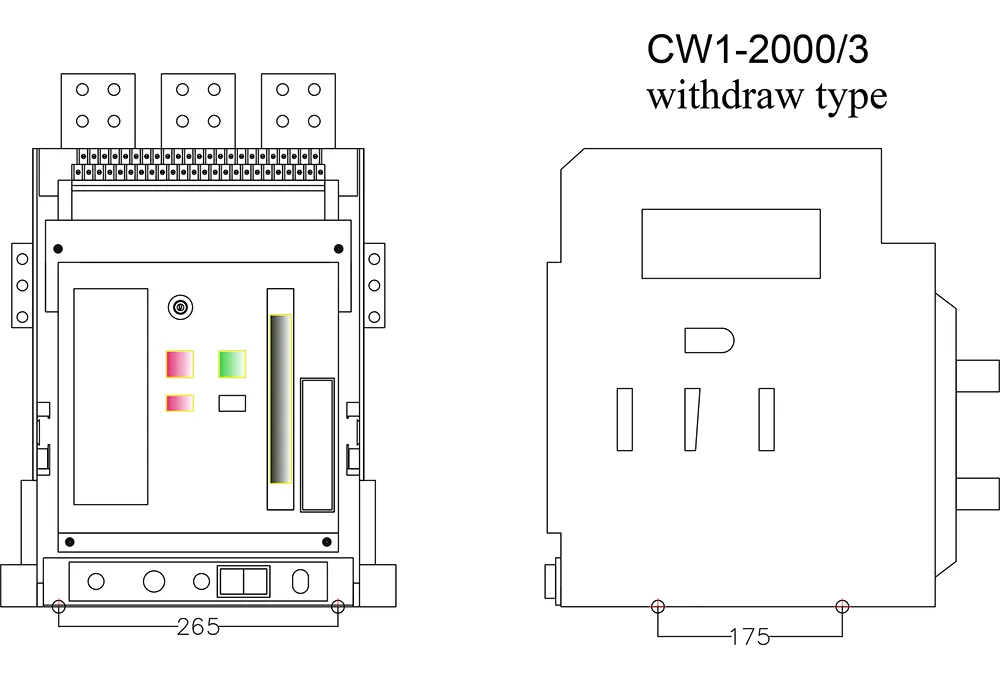 2000 Amp Acb Air Circuit Breaker Switch